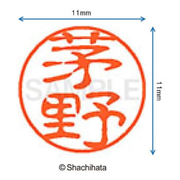 ブラック11 既製(カ) シヤチハタ
