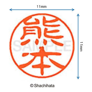 ブラック11 既製(ク) シヤチハタ