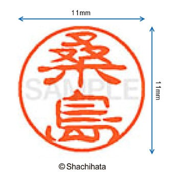 ブラック11 既製(ク) シヤチハタ