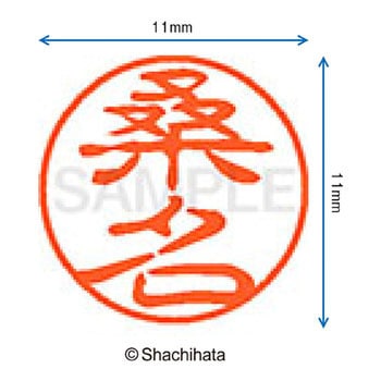 ブラック11 既製(ク) シヤチハタ