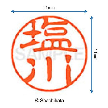 ブラック11 既製(シ) シヤチハタ