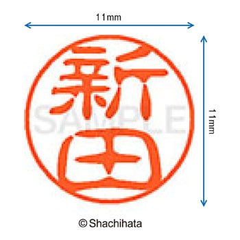 ブラック11 既製(ニ) シヤチハタ