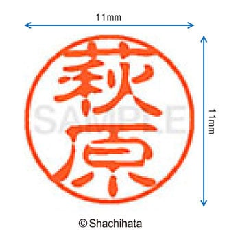 ブラック11 既製(ハ) シヤチハタ