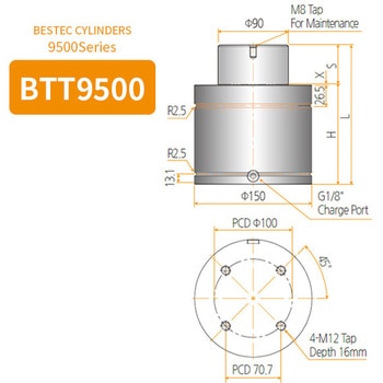 ガススプリング BTTタイプ BESTEC(ハヤシ)