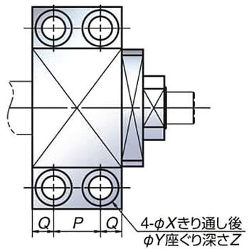 サポートユニット 固定側(角型) NSK(日本精工)