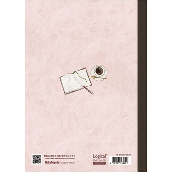ロジカルダイアリー2026月間ノートタイプ /B6/ピンク - ナカバヤシ