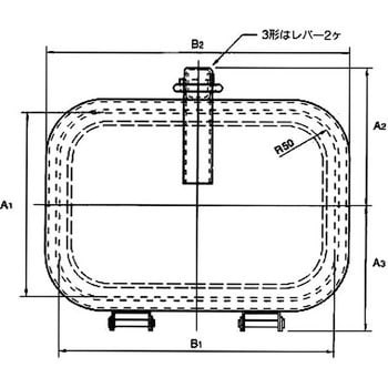 CMD-P1-B ワンタッチ窓 基本形 残留防止タイプ 1個 椿本バルクシステム