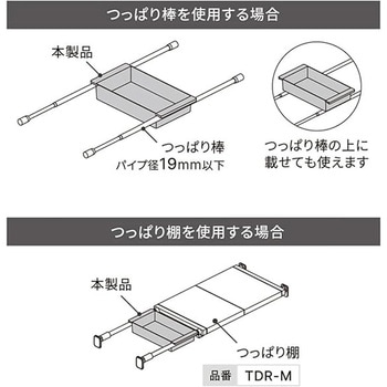 つっぱり棒用ボックス - 平安伸銅工業