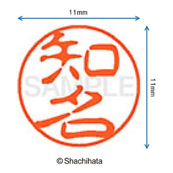 ブラック11 既製(チ) シヤチハタ
