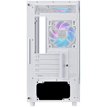 SilverStone ミニタワーケース Lucid 04 印象的な270°視野角を有するパノラマ効果のMicro-ATXケース SST-LD04-W-ARGB SILVER STONE(シルバーストーン)