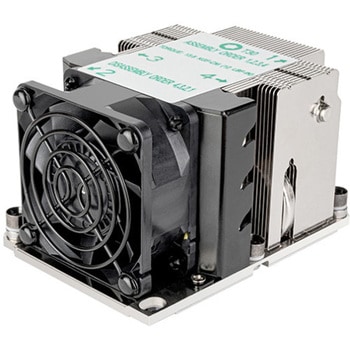 SilverStone XE02-3647N Intel LGA 3647 Narrowソケット装備2Uスモールファクター・サーバー/ワークステーション用CPUクーラー SILVER STONE(シルバーストーン)