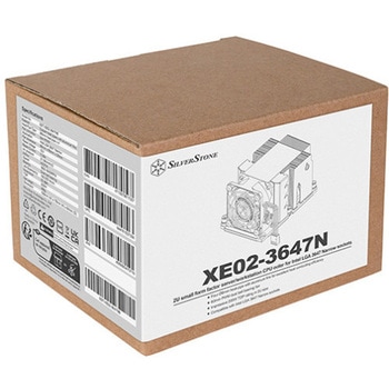 SilverStone XE02-3647N Intel LGA 3647 Narrowソケット装備2Uスモールファクター・サーバー/ワークステーション用CPUクーラー SILVER STONE(シルバーストーン)