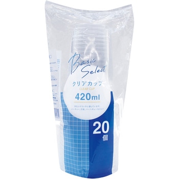 ベーシックセレクト クリアカップ 420ml 大和物産