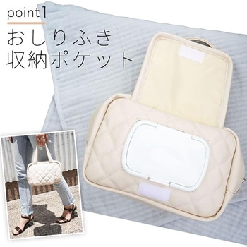 Colulu(コルル) おむつポーチ おしりふきケース一体型 orivance