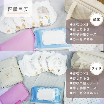 Colulu(コルル) おむつポーチ おしりふきケース一体型 orivance