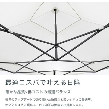 ワンタッチタープテント 3x3m 透明横幕有/無 SIS