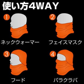 防風フェイスマスク(裏起毛) バラクラバ ヘルメット対応 KITA(喜多)