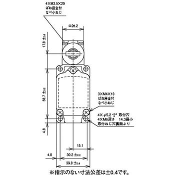 3LS1-J 汎用コンパクト形リミットスイッチ 1個 azbil(山武) 【通販 