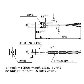 直流3線式角形近接スイッチ FL2シリーズ azbil(山武)