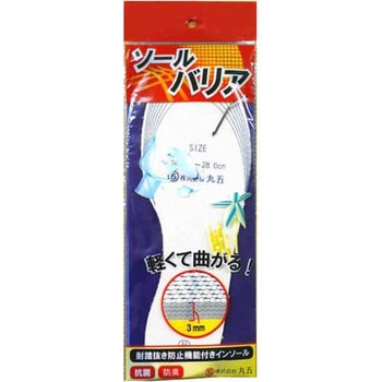 耐踏抜き機能付きインソール ソールバリア 丸五