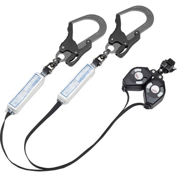 KH 墜落制止用器具2丁掛リコア剣アルミ自在ペダル17 KH(基陽)