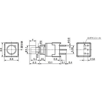 押ボタンスイッチ Bシリーズ NKKスイッチズ(日本開閉器)