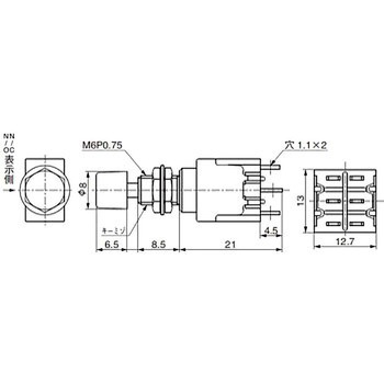 MB-2061 ���{�^���X�C�b�` M�V���[�Y NKK�X�C�b�`�Y(��:���{�J��) 38443842