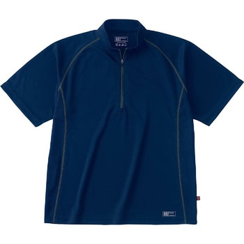 IDIES ドライ半袖ジップアップシャツ 228 ホシ服装