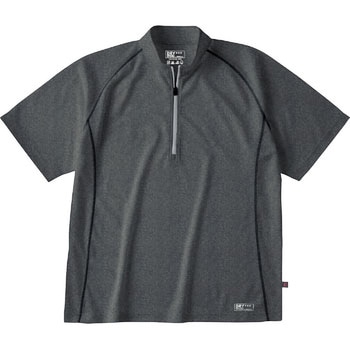 IDIES ドライ半袖ジップアップシャツ 228 ホシ服装