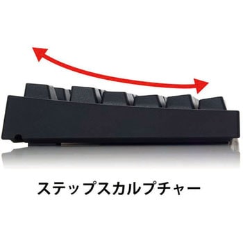 AS-KBPD08/LRBKN プログレスタッチ レトロ フルキーボード日本語配列 1 