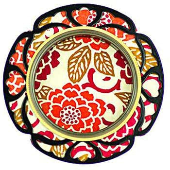 友都香丸引手 紅(べに) 和紙底 BIDOOR(ビドー)
