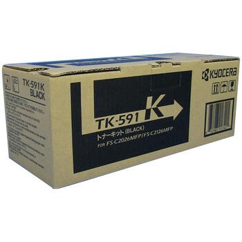 純正トナーカートリッジ 京セラ TK-591K 京セラ トナー/感光体純正品