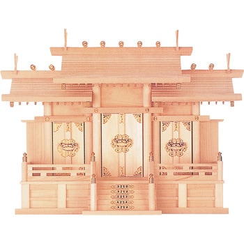 神棚 屋根違い三社 (小) ナカムラ商事