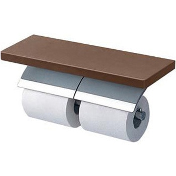 棚付二連紙巻器 めっきタイプ TOTO