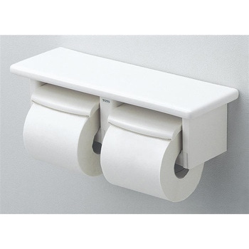 棚付二連紙巻器(棚 陶器製) TOTO