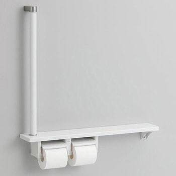 木製手すり棚一体タイプ紙巻器 TOTO
