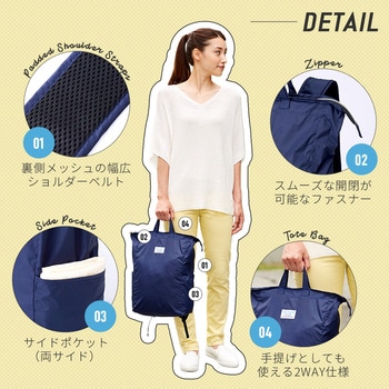 手の平サイズに畳めるリュック アイメディア