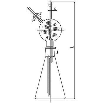ガス吸引器 500ml 旭製作所