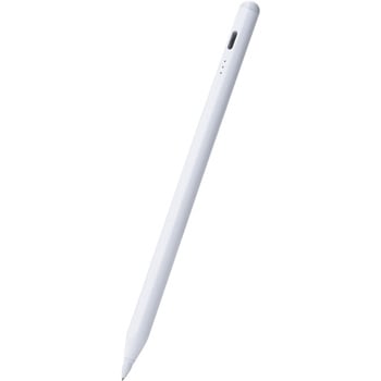 タッチペン iPad用 ペンシル スタイラスペン USB-C急速充電 傾き検知 誤作動防止 磁気吸着 ペン先 極細 - エレコム