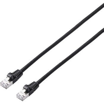 LANケーブル CAT7 爪折れ防止 高耐久 メッシュ シールド構造 【モデム ルーター PS5 PS4 Xbox 等対応】 エレコム