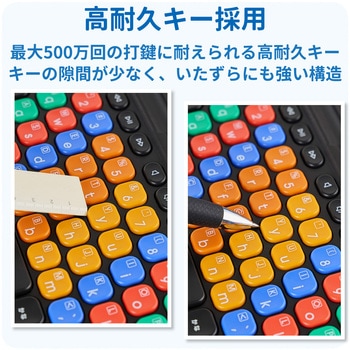 KEY PALETTO Folio 交換用 ( TK-KP10UMBK ) キーボード のみ 一体型 パソコン 学習用 キーボード エレコム