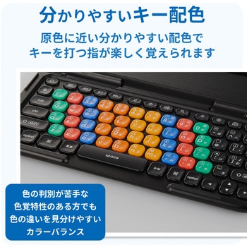 KEY PALETTO Folio 交換用 iPad ケース 一体型 パソコン 学習用 キーボード かな有り 有線接続 分離式 エレコム
