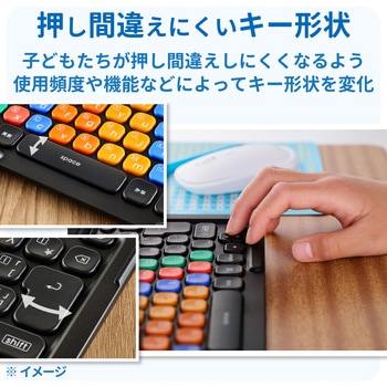 KEY PALETTO Folio 交換用 iPad ケース 一体型 パソコン 学習用 キーボード かな有り 有線接続 分離式 エレコム