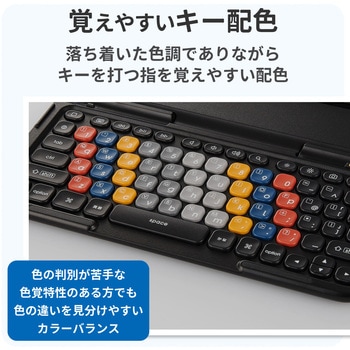 KEY PALETTO Folio 交換用 iPadケース一体型 キーボード 中学生向け かな無し 有線接続 分離式 エレコム