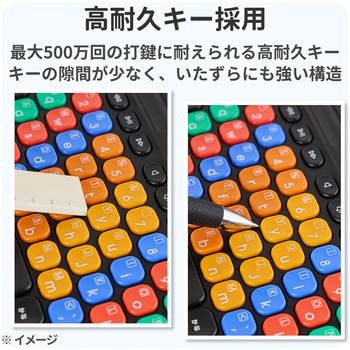 KEY PALETTO Folio 交換用 iPadケース一体型 キーボード 中学生向け かな無し 有線接続 分離式 エレコム