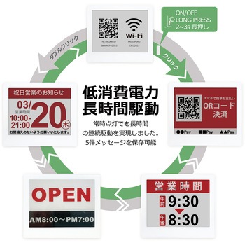 EZDoorSign 4.2 black Santek