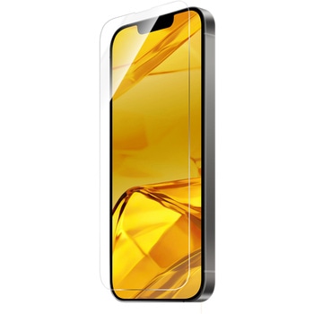 iPhone 16e/iPhone 14/iPhone 13 ガラスフィルム「GLASS PREMIUM FILM Lite」 超透明 全画面保護サイズ MSソリューションズ