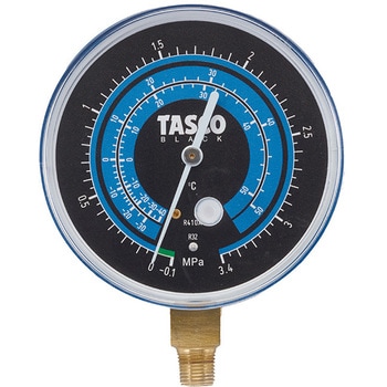 TB123TB/TB122TA/TB122BA用ゲージ(低圧側) TASCO(タスコ)