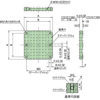 FJ10(M12・M16) フレックス サブプレート