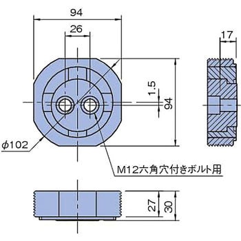 CLT94CB CLT94CB カムブロック(Tタイプ) 1個 イマオコーポレーション